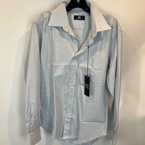 Massimo Cecchini pinstripe long Sl button front shirt